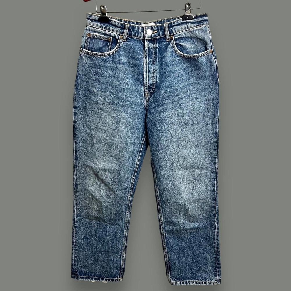 Zara High Waisted Boyfriend Jeans